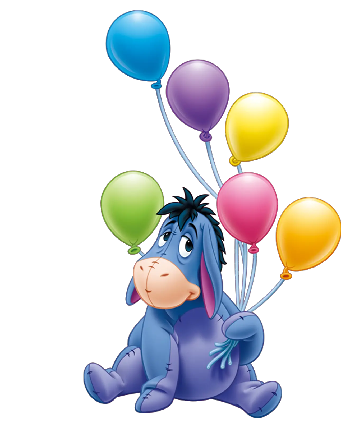  Winnie The Pooh Winnie The Pooh Eeyore Happy Birthday Png Eeyore Transparent