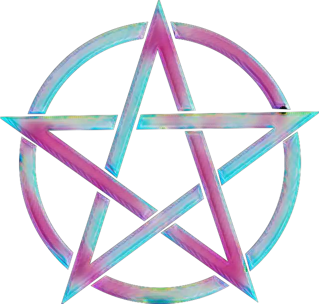  Pagan Symbol Star Pentagram Sticker Pentagram Sticker Png Pentacle Png