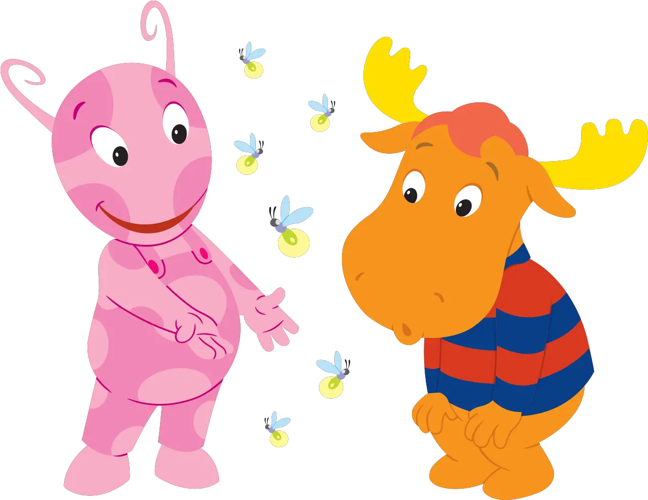  Fireflies Tyrone Uniqua The Backyardigans Png Fireflies Png