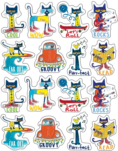  Pete The Cat Stickers Pete The Cat Stickers Png Pete The Cat Png