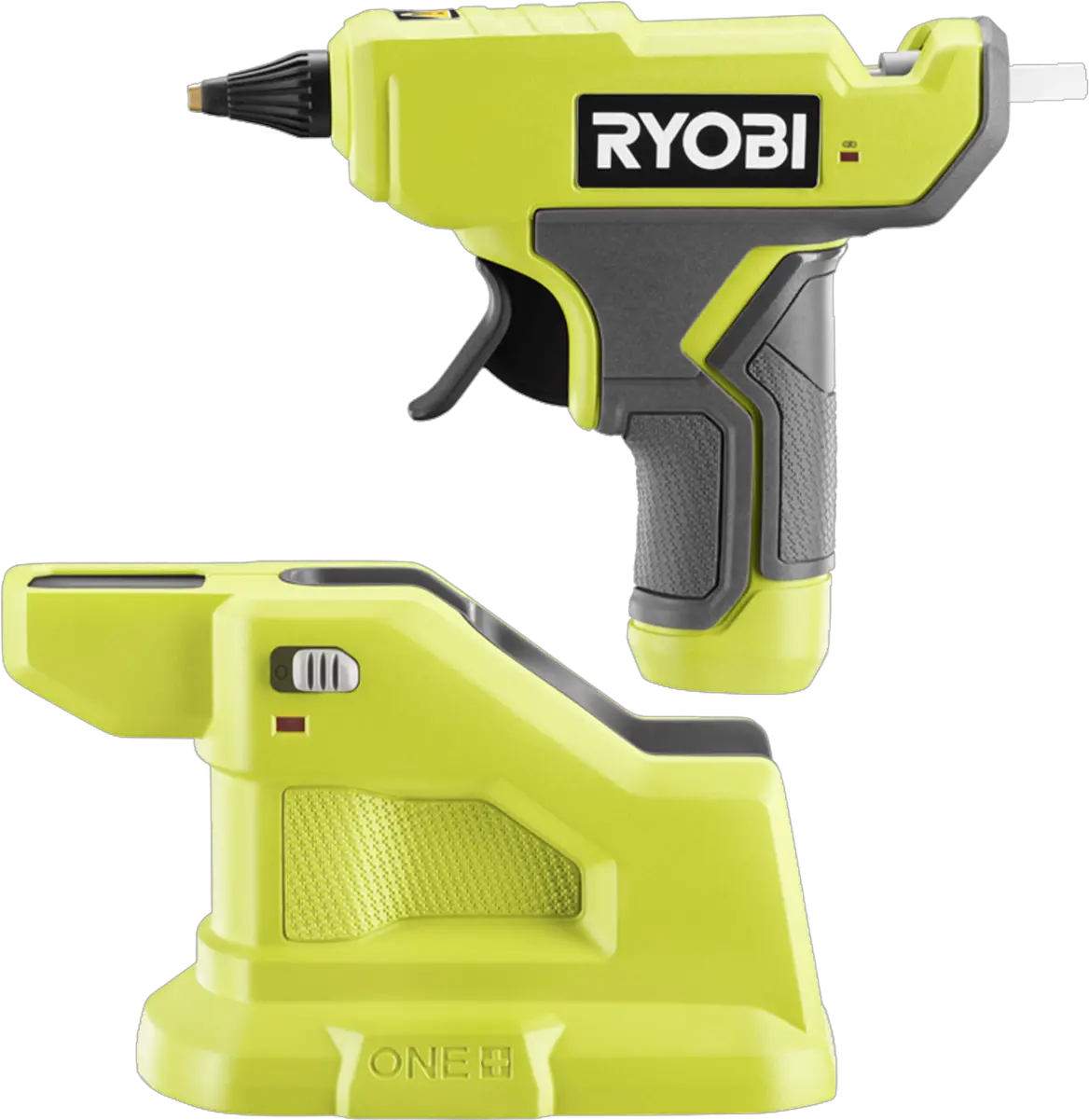  Ryobi 18v One Compact Glue Gun Skin Only Bunnings Png Glue Gun Icon