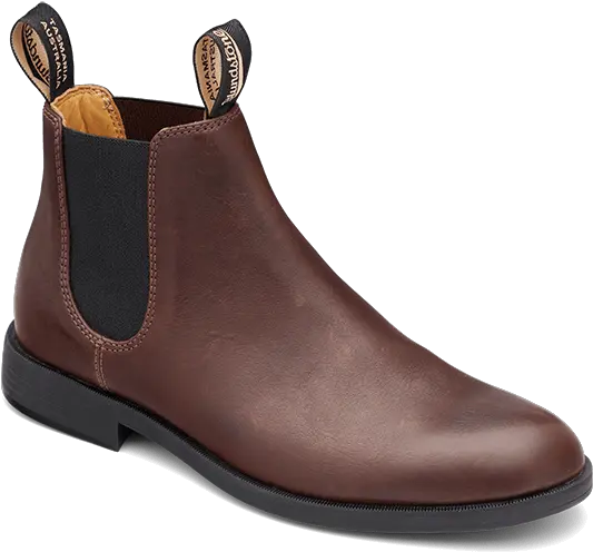  Chestnut Brown Leather Chelsea Boots Png Boot Transparent