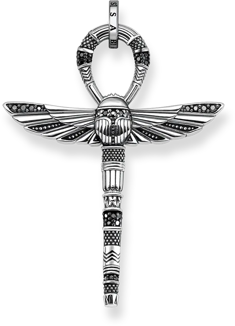  Egyptian Ankh Png Thomas Sabo Pendant Black Pe778 643 Pendentif Croix Ankh Ankh Transparent