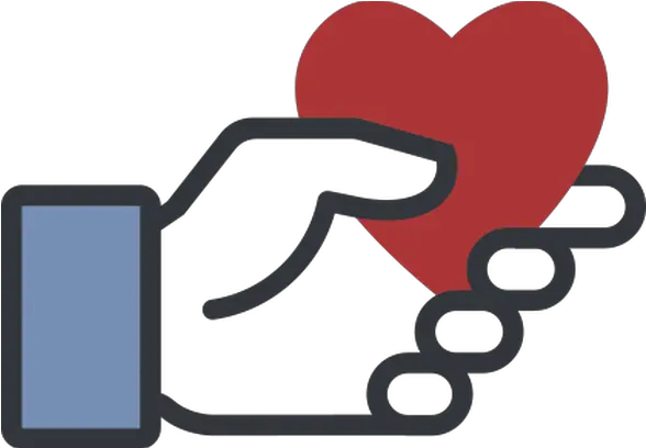  More Ways To Donate Facebook Hand Holding Heart Png Facebook Heart Png