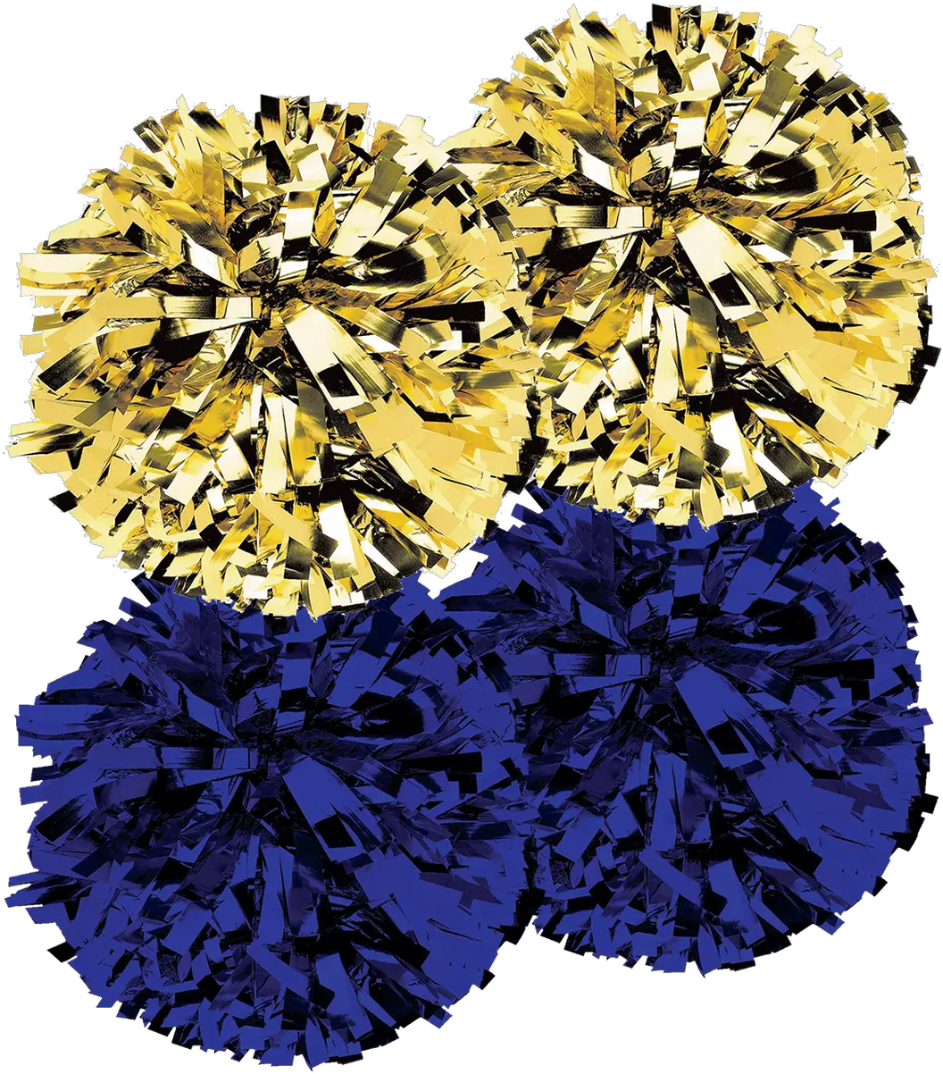  Ofhs Cheer Pom Poms Gold Cheerleading Pom Poms Png Pom Poms Png