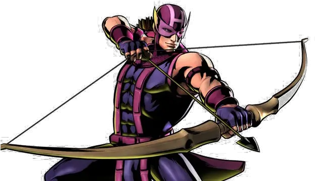  Hawkeye Png Background Image Ultimate Marvel Vs Capcom 3 Hawkeye Png