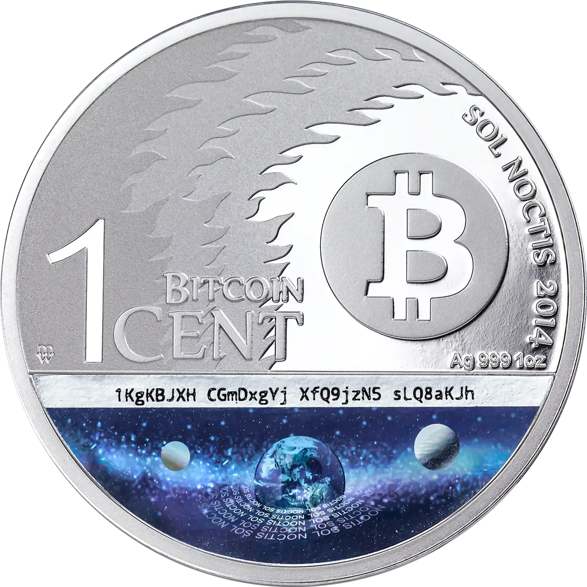  The Binary Eagle 1 Cent Bitcoin Png Noctis Png