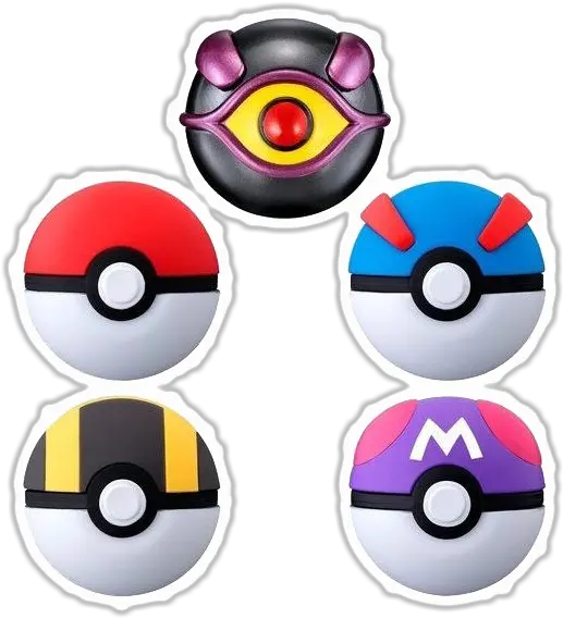  Pokémon Poké Ball Collection Mewtwo Set Box Mewtwo Pokeball Png Pokemon Ball Png