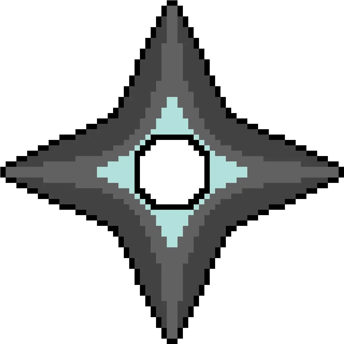  Pixilart Spaceship Pixel Art Png Shuriken Png