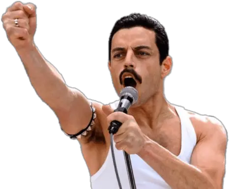  Rami Malek As Freddie Mercury Freddie Mercury Transparent Background Png Mercury Png