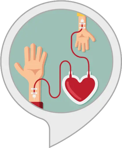  Amazoncom Blood Donor Alexa Skills Background Blood Donor Day Png Blood Hand Png