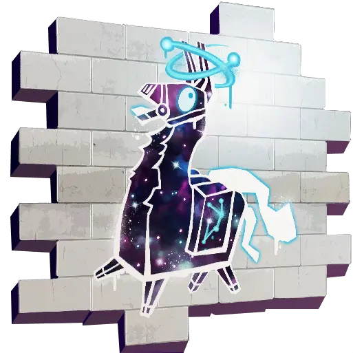  Galaxy Spray Redeemable With Phone Case Llama Spray Fortnite Png Fortnite Llama Png