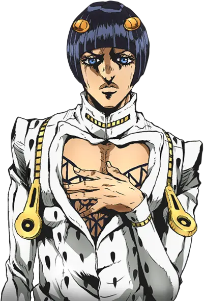  Transparent Johnny Joestars Bruno Bucciarati Pose Png Anime Hair Transparent