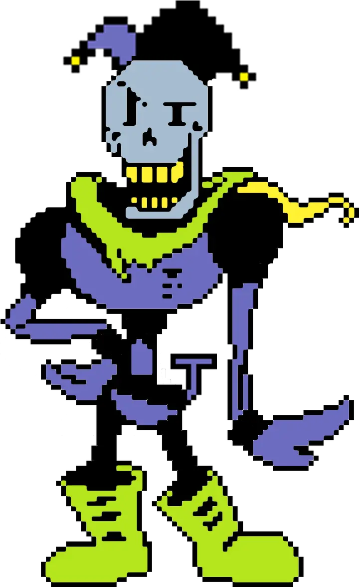  Undertale Jevil Papyrus Png Papyrus Undertale Transparent