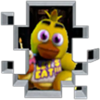  Chica Plushie Block Shirt Happy Png Chica Icon