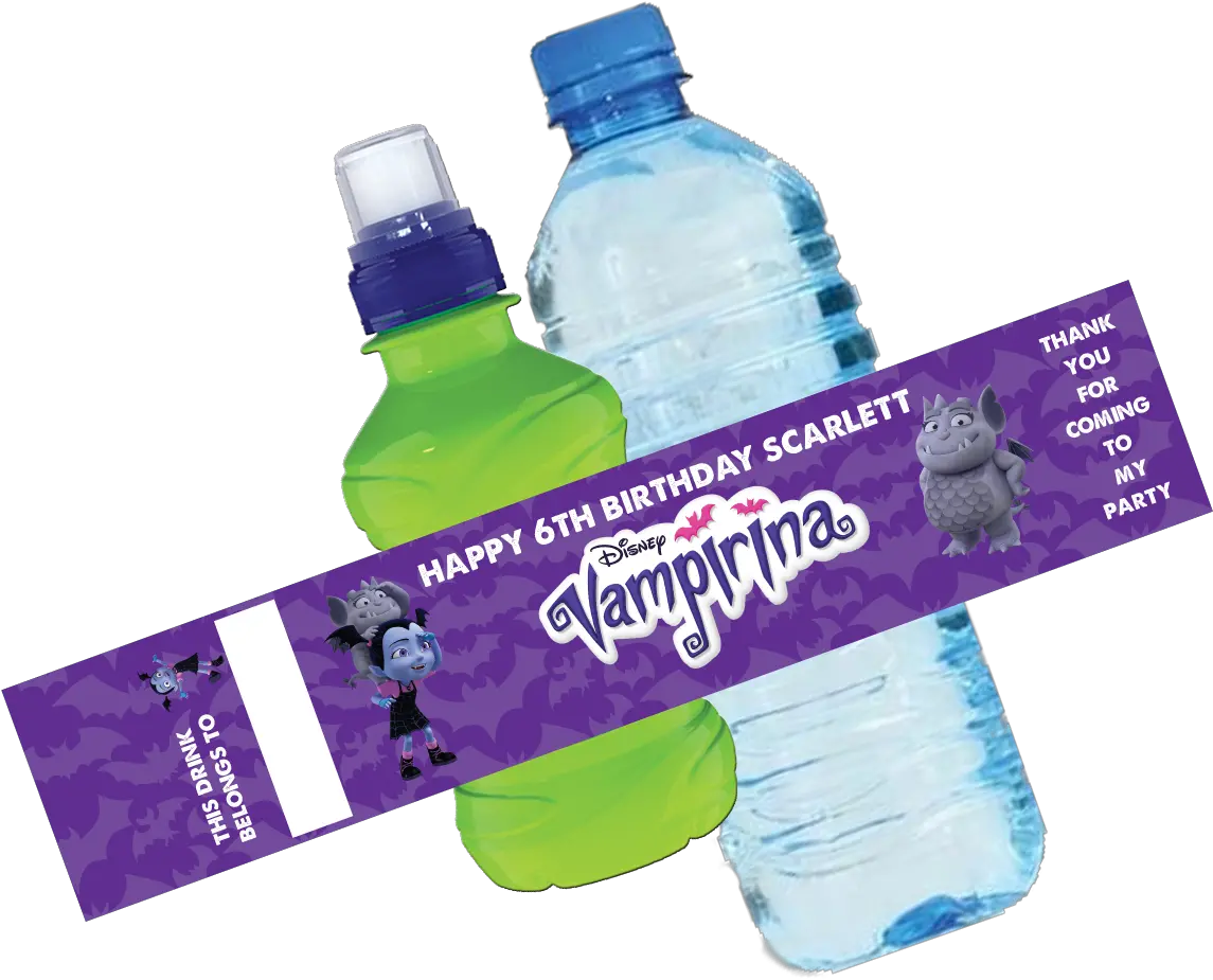  Vampirina Bottle Wrappers Portable Network Graphics Png Vampirina Png