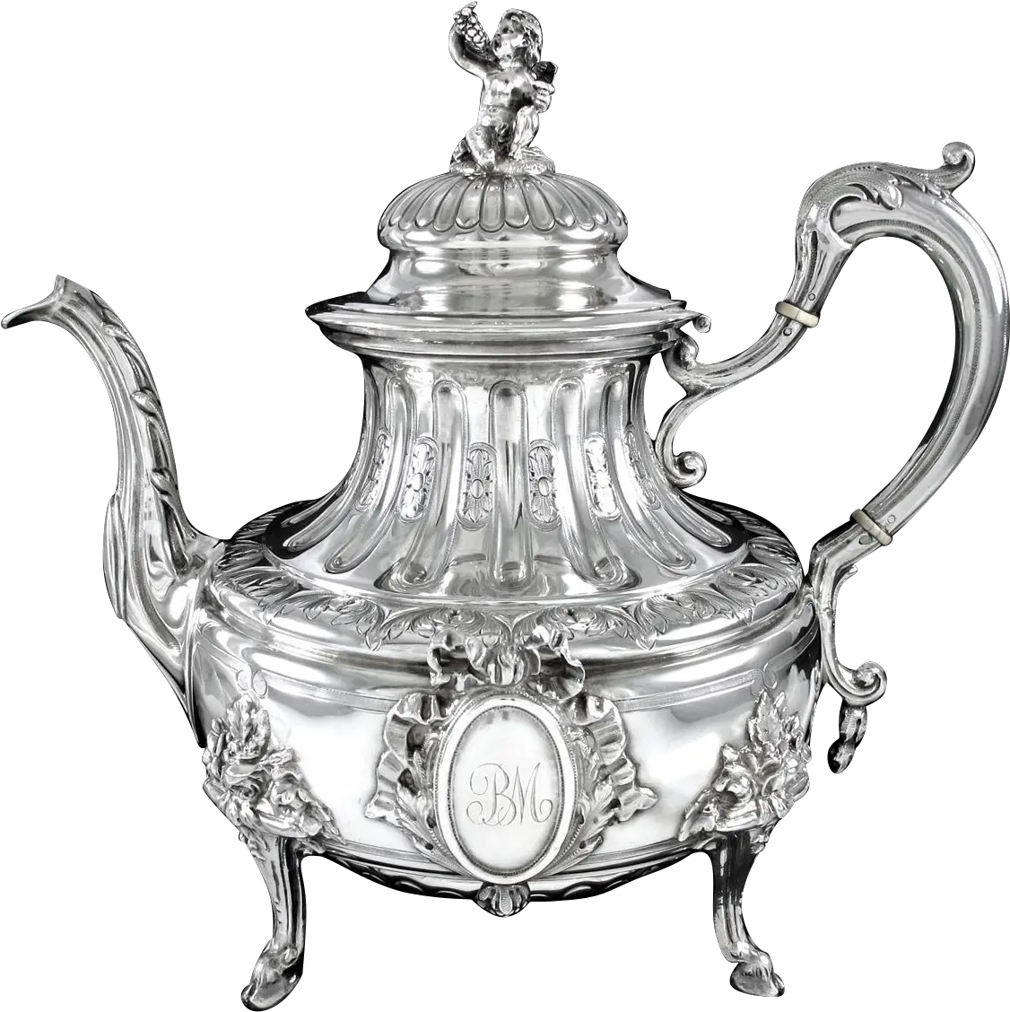  Teapot Vintage Png Antique Silver Teapot Png Teapot Png