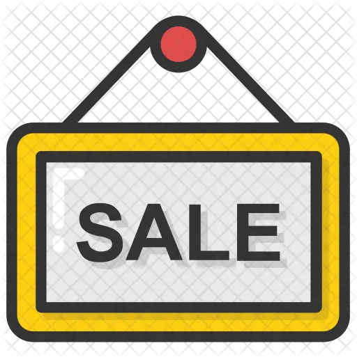  Sale Sign Icon Of Colored Outline Style Red Tag Offer Salmiya Png For Sale Sign Png