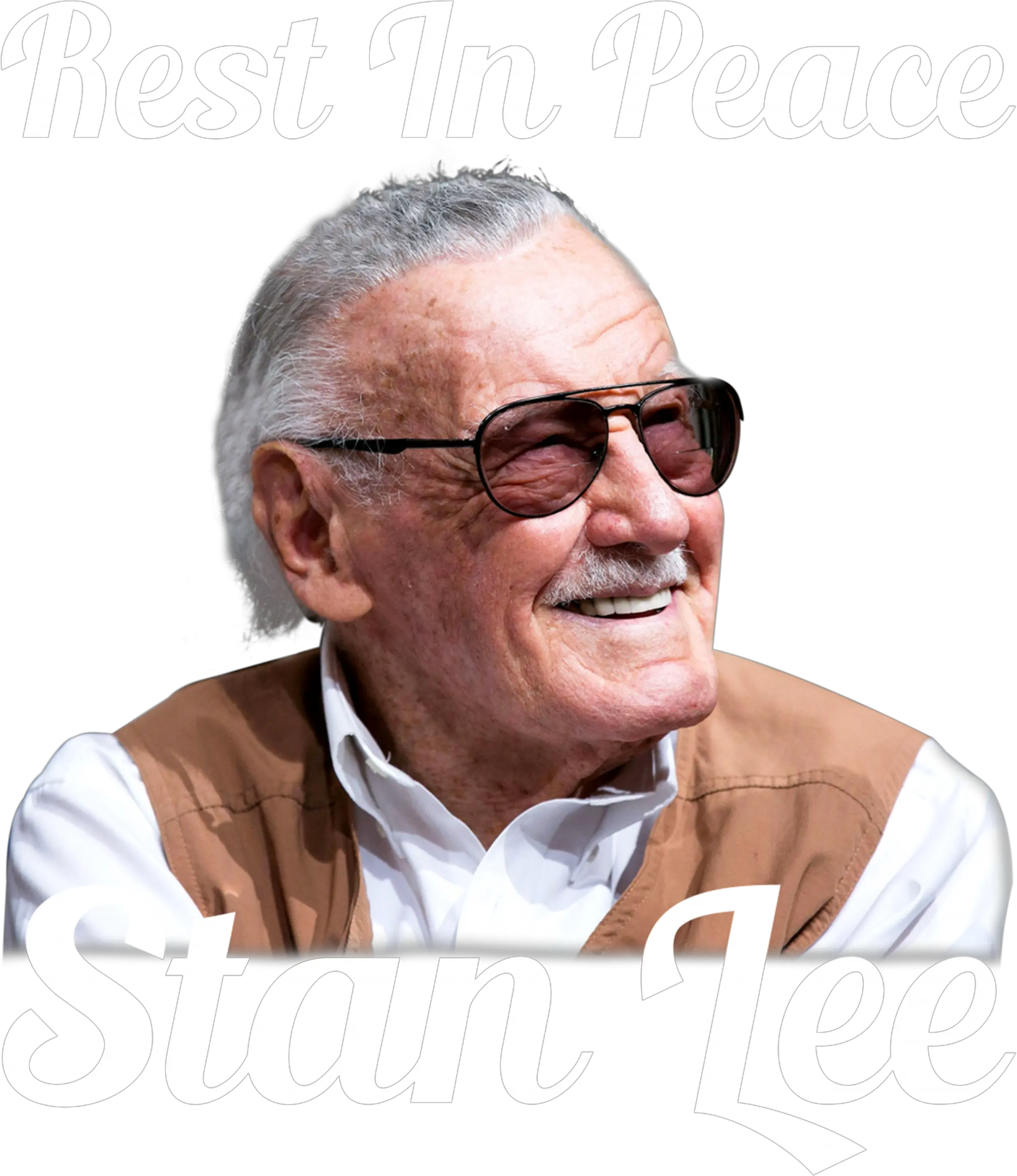  Stan Lee Png Image With No Background Stan Lee Black And White Stan Lee Png