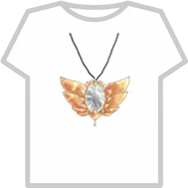  Diamond W Gold Wings Necklace Roblox Eye Of Agamotto Roblox Png Gold Wings Png