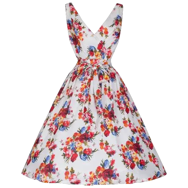  Floral Dress Transparent Background Free Png Images Lindy Bop Josephine Dress Transparent Backround