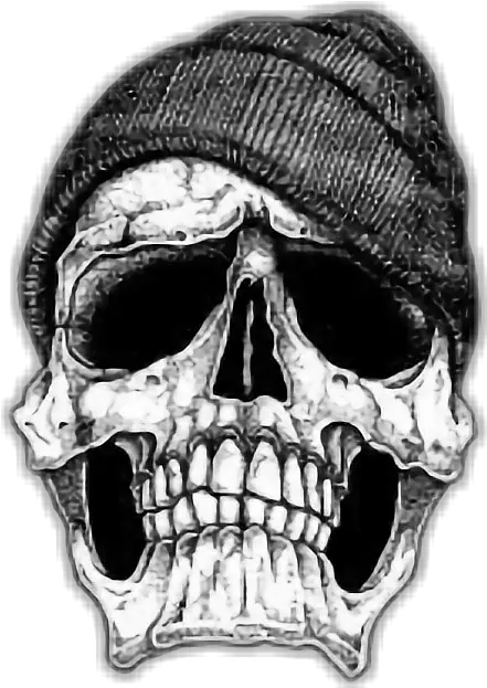  Calavera Drawing Skull Sticker Skulls Punk Png Download Skull Tattoo Designs Punk Png