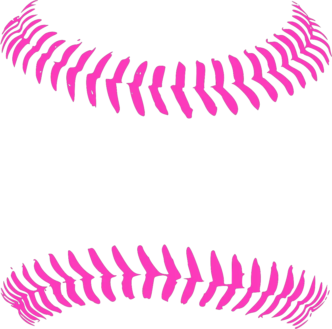  Bright Pink Baseball Stitching Svg Vector Transparent Baseball Stitches Png Stitching Png