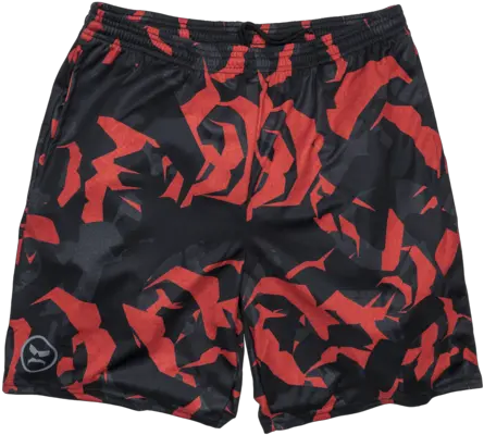  Red Fracture Shorts All Over By Drdisrespect Design Humans Board Short Png Dr Disrespect Png