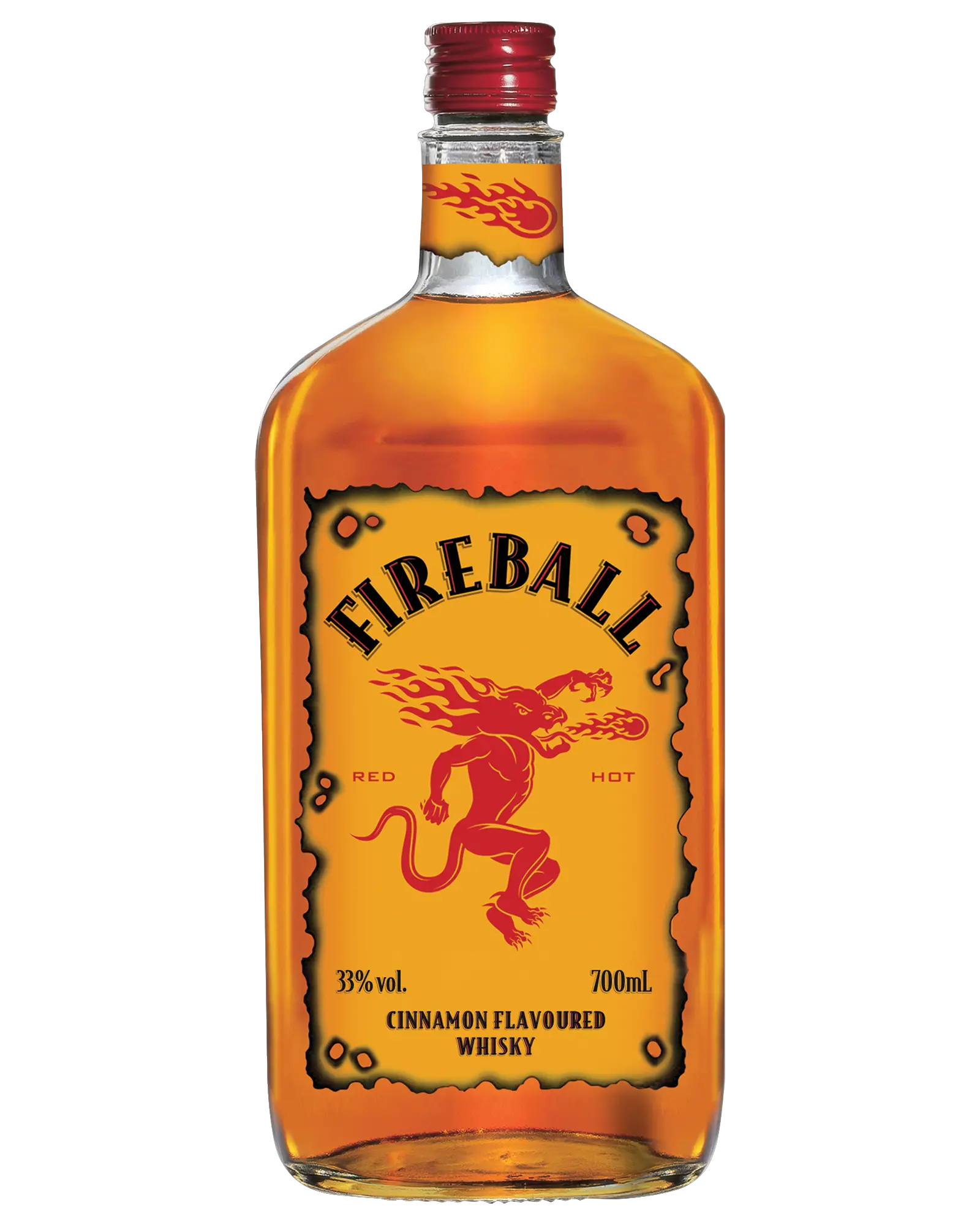  Fireball Red Hot Cinnamon Whisky 447953 Manitoba Liquor Mart Fireball Cinnamon Whisky Png Alcohol Bottle Png