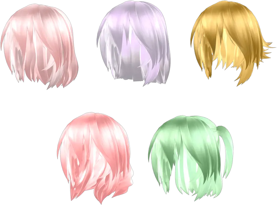  Rasta Hair Png Mmd Hair Tda Dl Short Hair Png