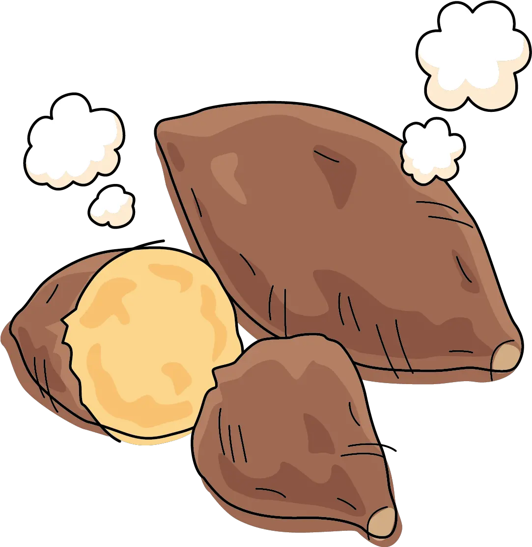  Potato Clipart Free Cartoon Roasted Sweet Potato Cartoon Png Yam Png