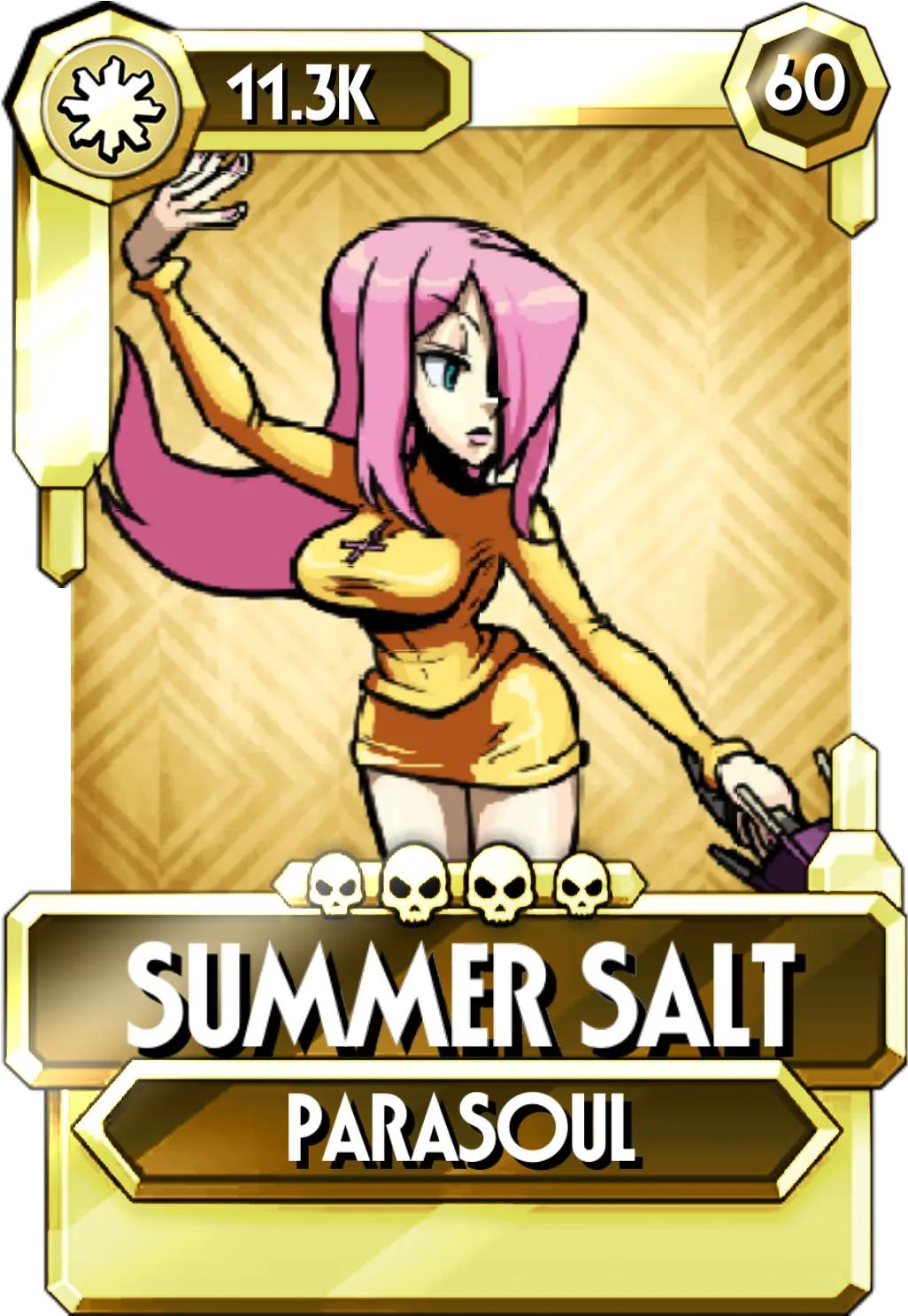  Summer Salt Skullgirlsmobile Wiki Fandom Skullgirls Umbrella Salt Png Valentine Skullgirls Icon