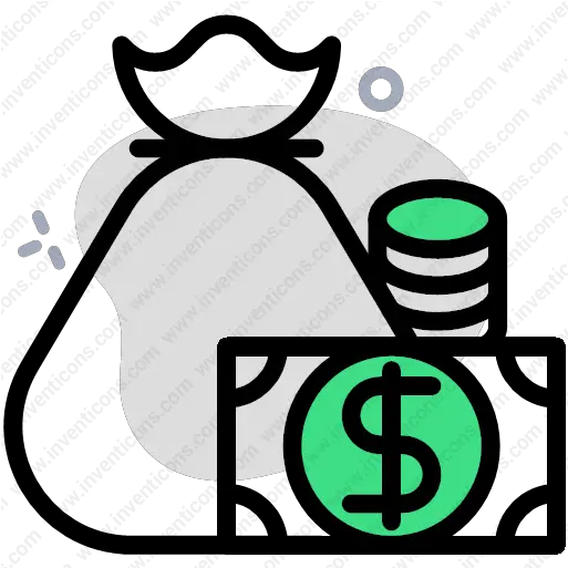  Download Money Bag Vector Icon Inventicons Money Bag Png Money Vector Icon