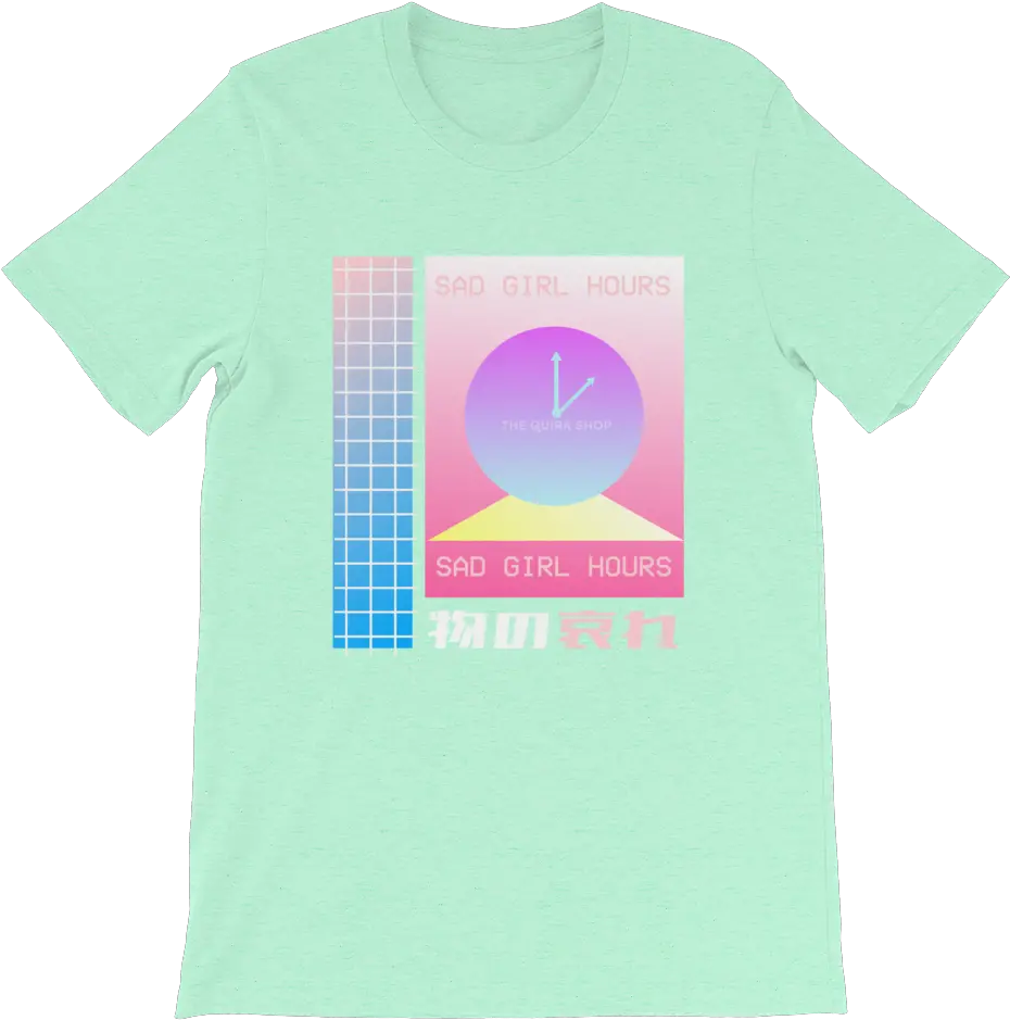  Sad Girl Hours Retro Vaporwave T Shirt Sad Boy Png Vapor Wave Png