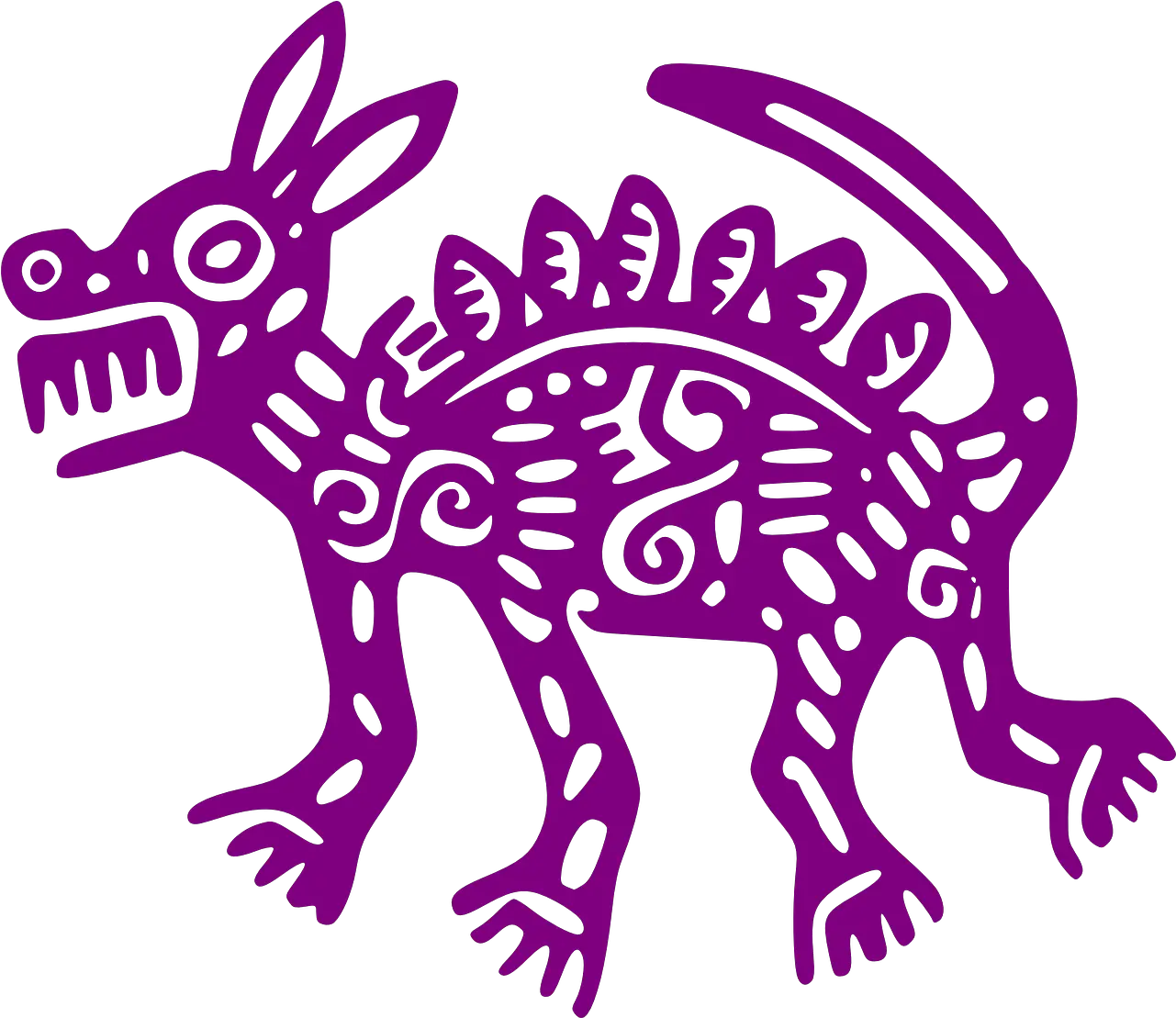  Mexican Ancient Coyote Free Vector Graphic On Pixabay Coyote Symbol Png Coyote Png