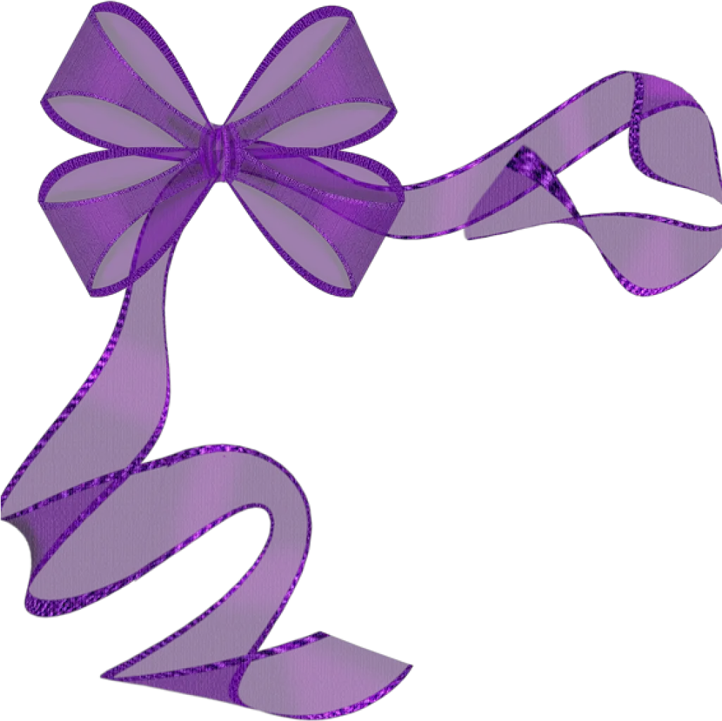  Download Purple Ribbon Transparent Background Hd Png Purple Ribbon Border Clipart Ribbon Transparent Background