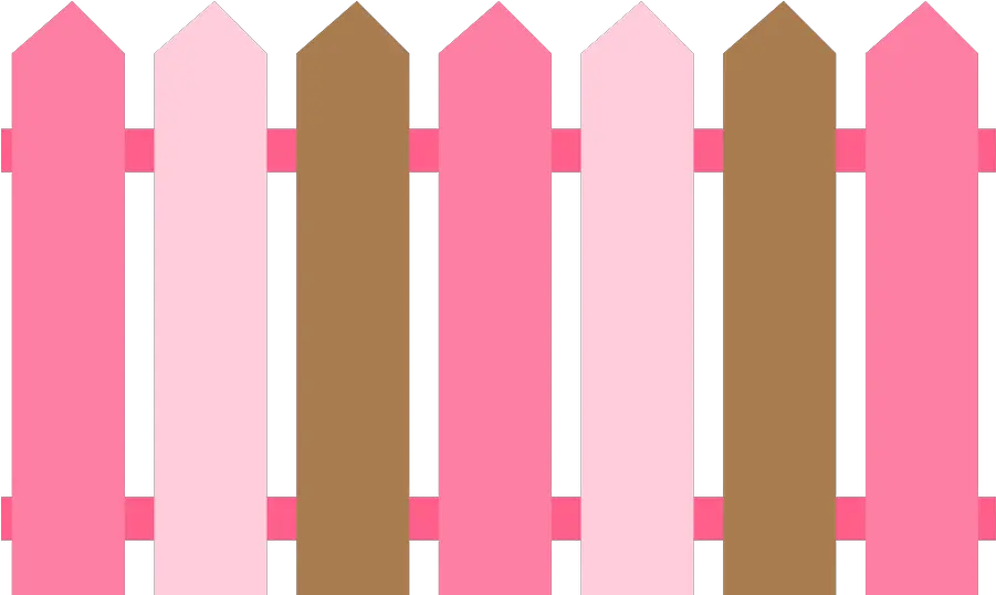  Fazendinha Png Pink Fence Clipart Fence Png