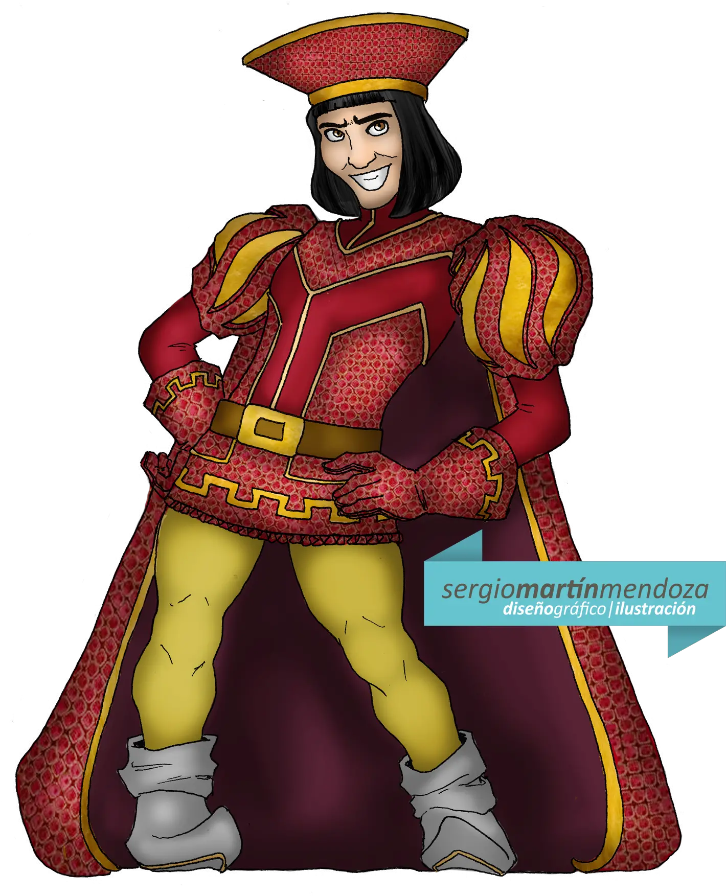  Lord Farquaad Royal Party Cartoon Png Lord Farquaad Png