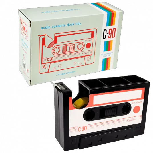  Audio Cassette Desk Tidy Rex London Cassette Tape Png Tape Dispenser Icon