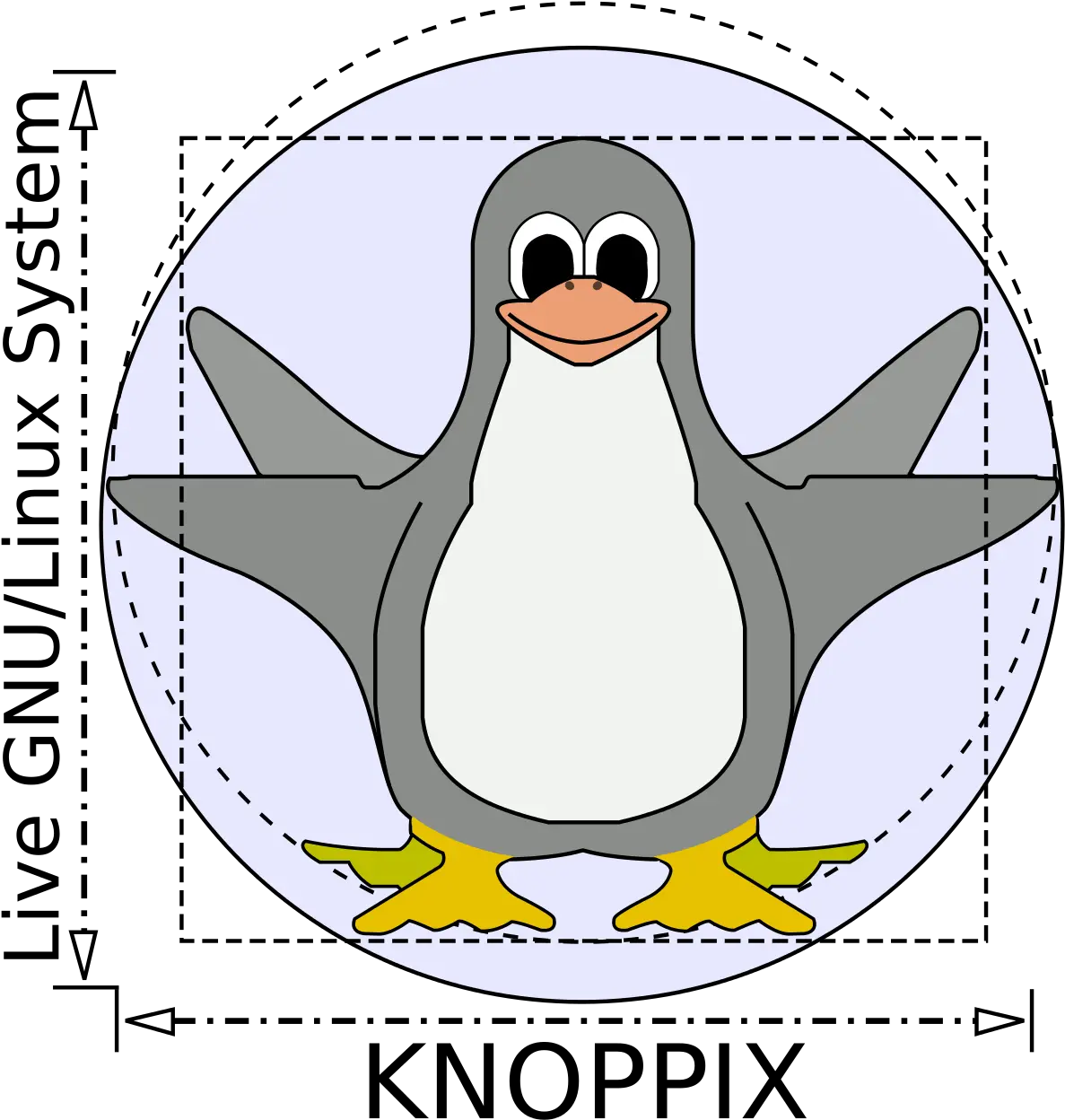  Knoppix Knoppix Linux Logo Png Debian Logo