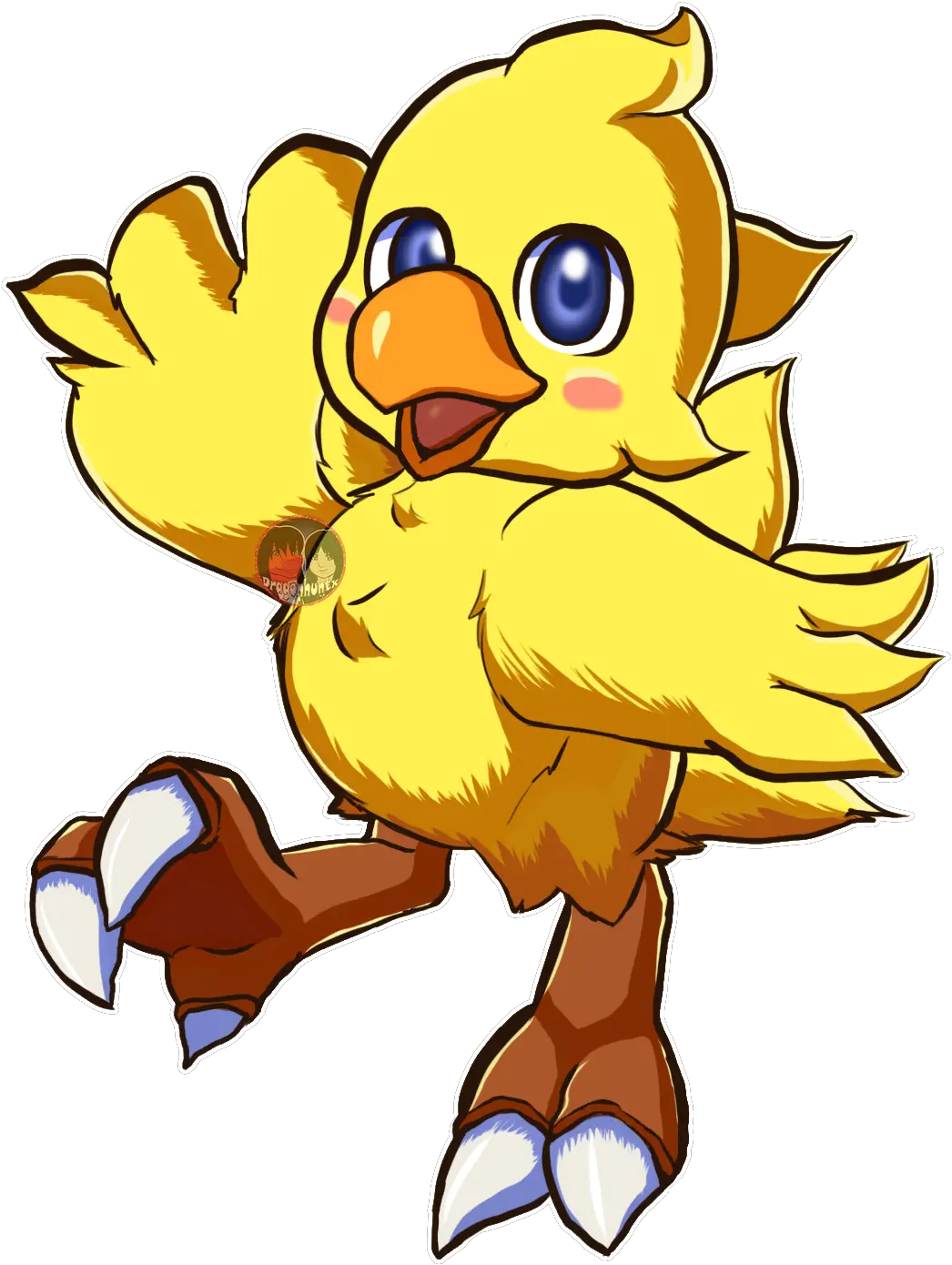  Dragonhuntx Final Fantasy Chocobo Transparent Png Chocobo Png