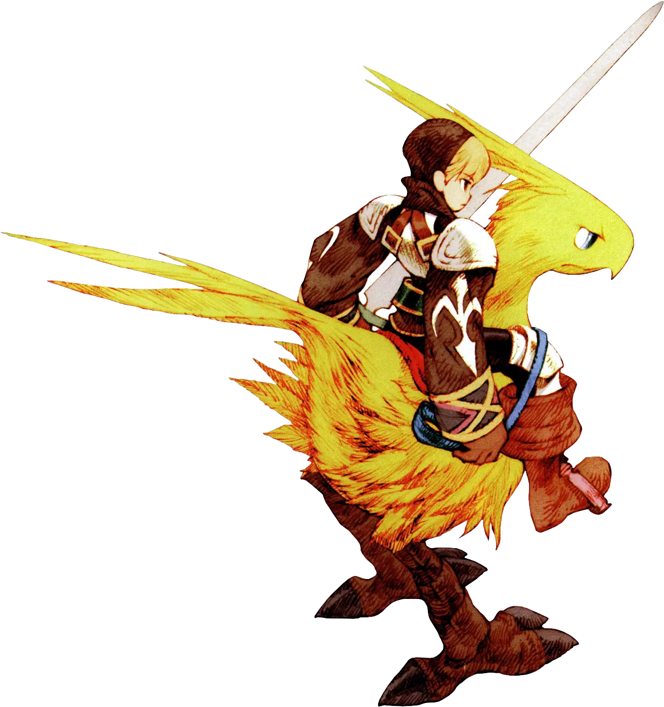  Chocobo Knight Final Fantasy Tactics Final Fantasy Tactics Chocobo Png Chocobo Png