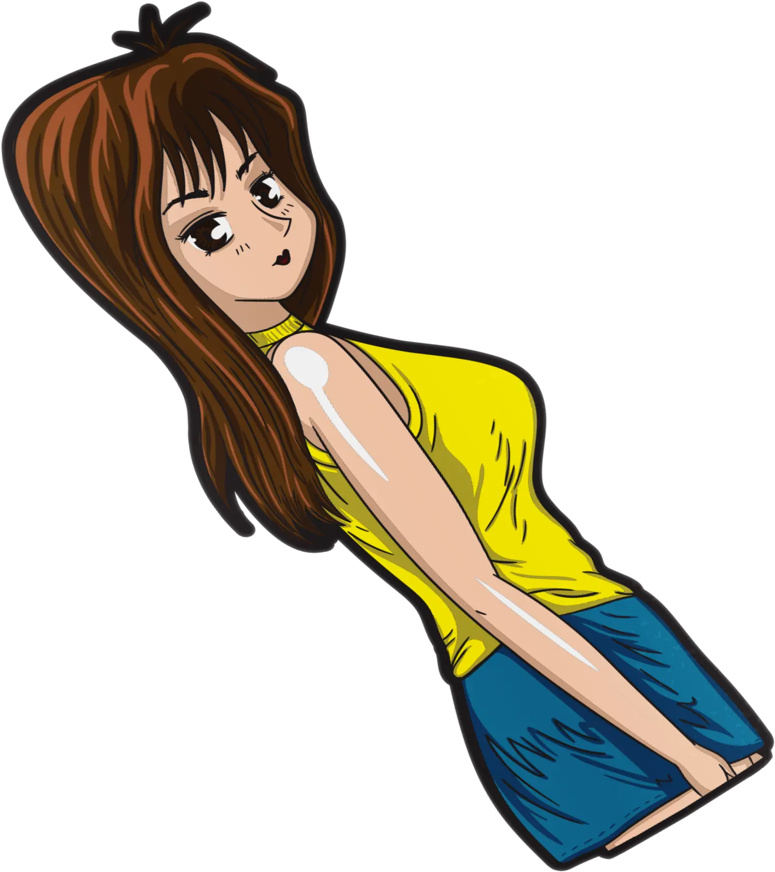  Initial D Babes Cartoon Png Initial D Png