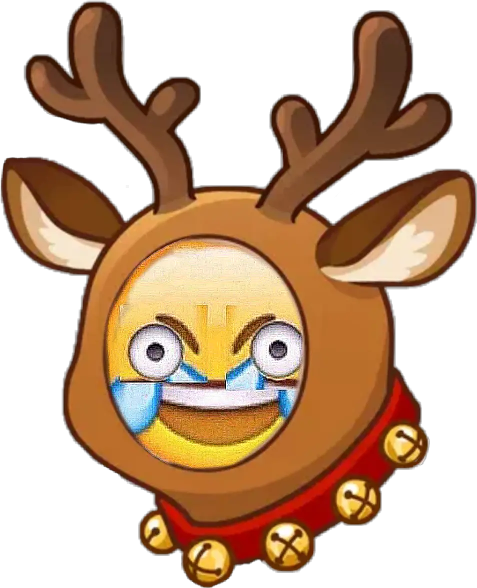  Christmas Emoji Png Yeet Reindeer Christmasemoji Reindeer Bit Moji Yeet Png