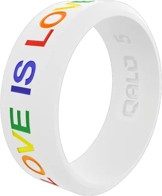  Rainbow Love Is Silicone Ring Qalo Solid Png Google Chrome Icon Rainbow