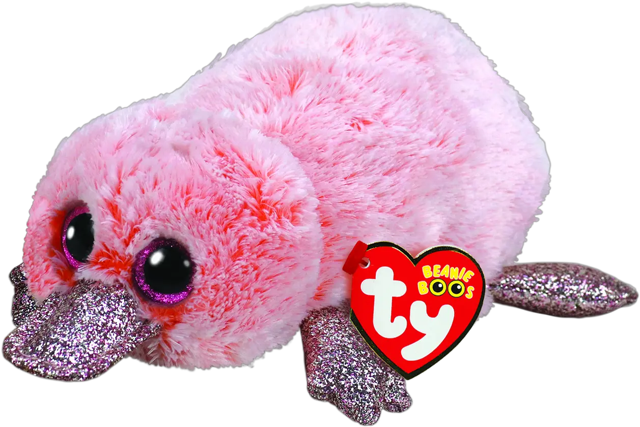  Ty Beanie Boo Wilma Pink Platypus Small Kidstuff Beanie Boos Png Platypus Png