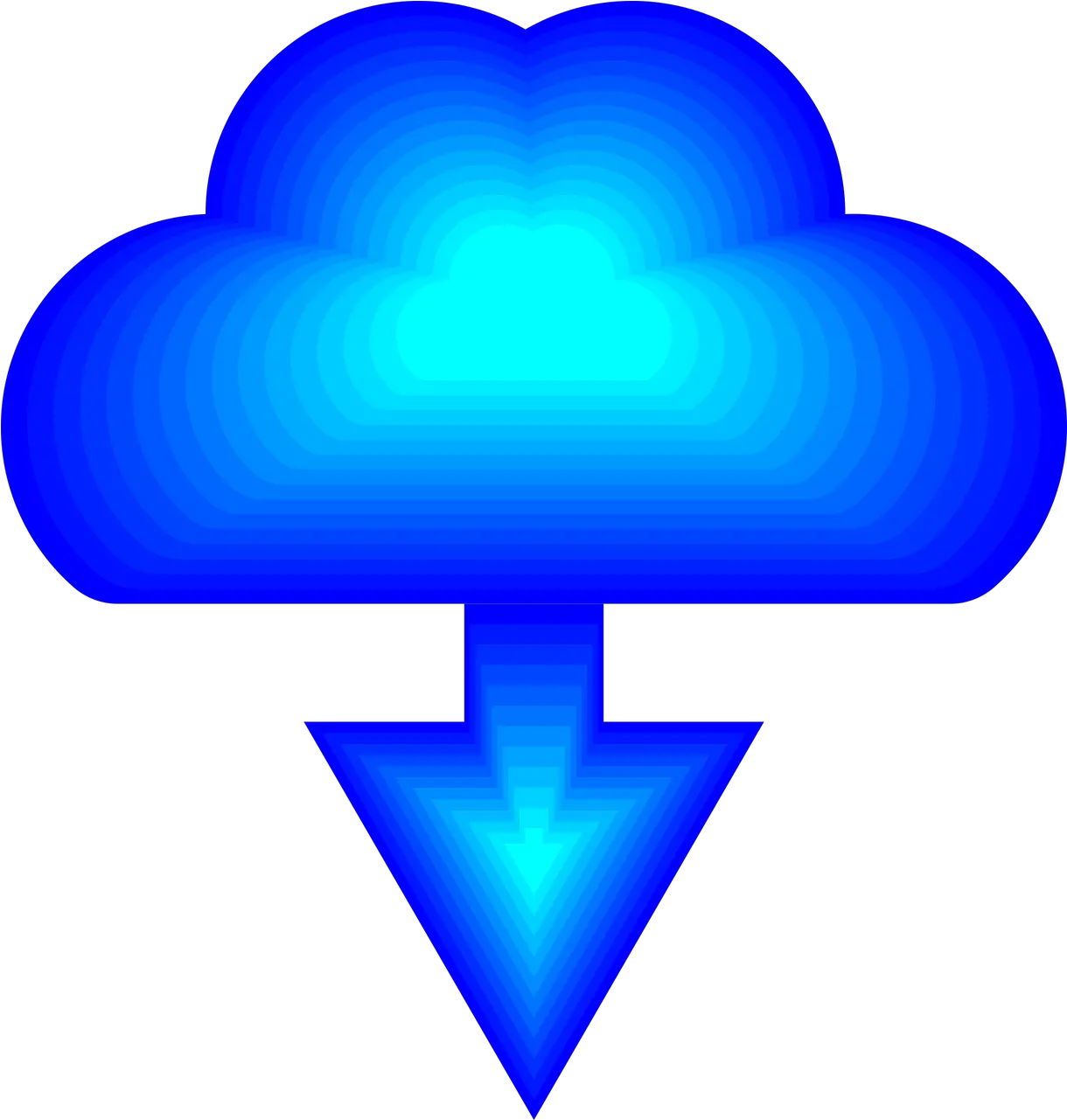  Computer Icons Download Cloud Computing Internet Download Icon Png Azul Nube Png