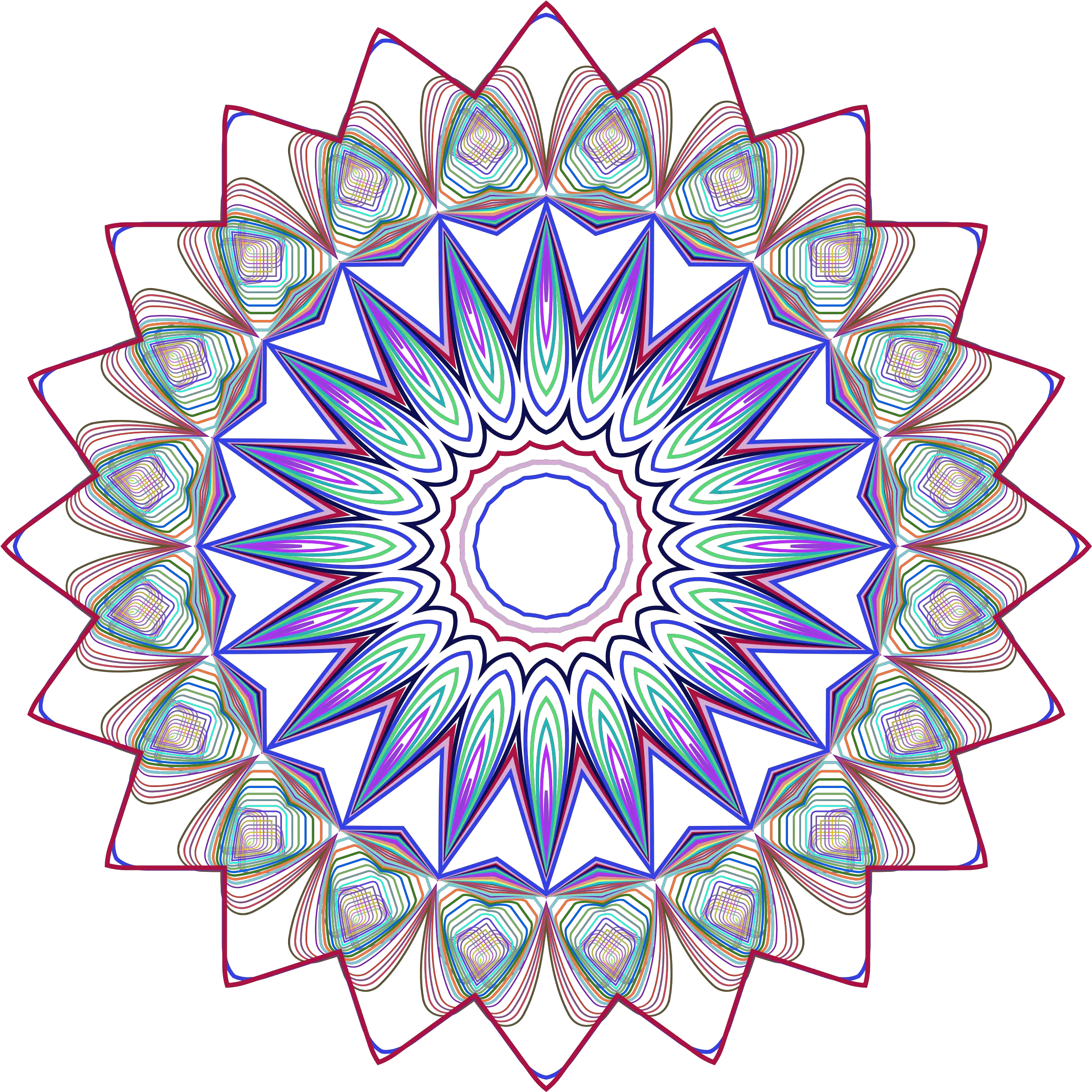  Vector Colors Mandala Background Borbet Black Rim Polished Png Mandala Vector Png