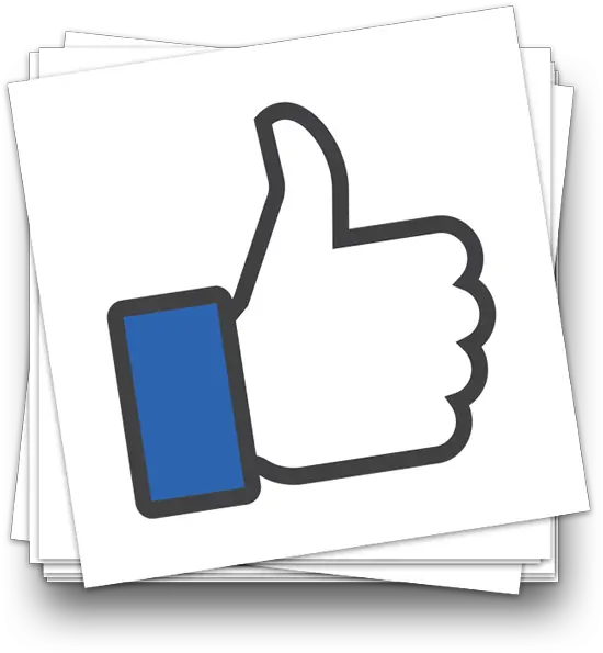  Stickers U2013 Monstees Custom Printing Facebook Thanks Logo Png Facebook Icon Gif