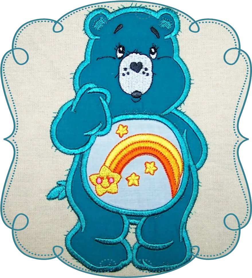  Care Bears Png Appliqué Transparent Cartoon Jingfm Hand Embroidery Cartoon Designs Bears Png